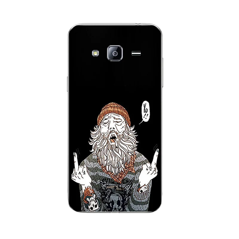 Чехол для телефона Note8 Samsung Galaxy J3 2016/2017 J3109 чехол J2 Prime мягкий TPU смешной дизайн со