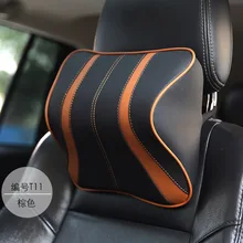 Дизайн памяти хлопок Авто подголовник шеи отдыха безопасности сиденья Поддержка автомобиля голова Подушка-подголовник для шеи Подушка автомобильный стиль Acc