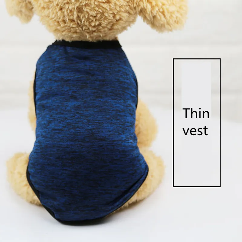  2019 classic Pet Clothes for Small Dog Girl Dog Boy Summer thin section dog grooming Gray orange accessories t-shirt AprT3 (2)