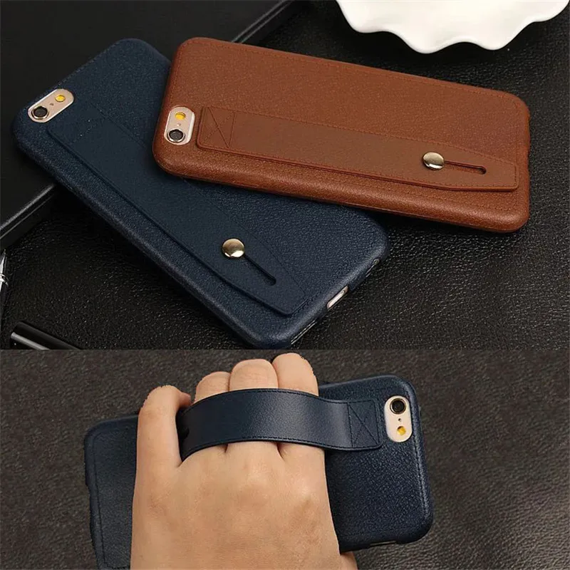 Чехлы для iPhone 6 Plus чехол тонкая кожаная задняя крышка с рисунком из ТПУ и силикона