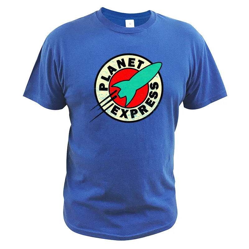 

Planet Express T shirt Hot Fashion Graphic 100% Cotton Camiseta Homme Digital Print EU Size 3D Pattern T-shirt