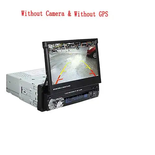 Camecho Авторадио Bluetooth 1 din автомагнитола " HD сенсорный экран Универсальный FM стерео аудио MP5 плеер видеокамера заднего вида в автомобиле с поддержкой технологии MirrorLink Link - Цвет: NO Camera NO GPS
