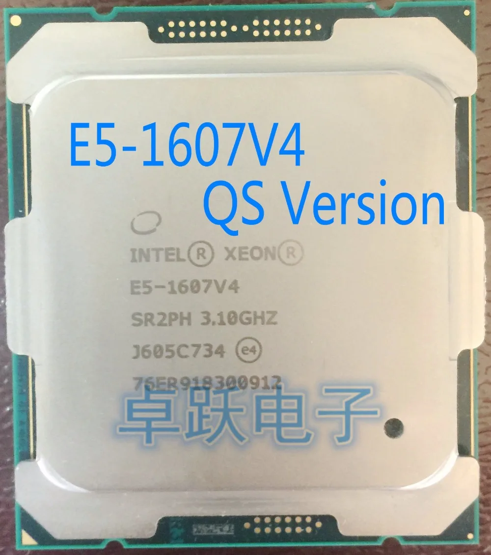 Оригинальная версия Intel Xeon QS 3 10 ГГц 4 ядра м E5 1607V4 V4 140 Вт бесплатная доставка|intel