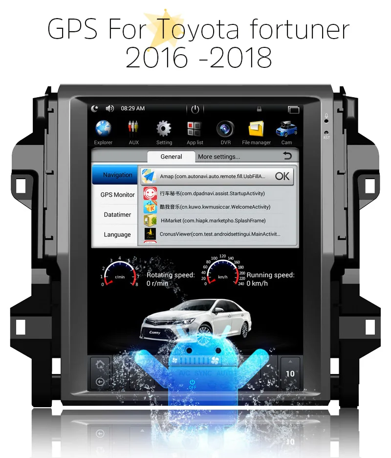 Sale Android 7.1 Tesla style Car No DVD Player GPS Navigation For MITSUBISHI PAJERO V97 V93 Shogun Montero 2006+headunit multimedia 16