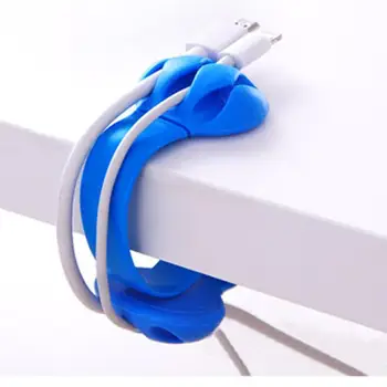 

Office Multi-Functional Headphones Cable Winder Data Cable Organizer Cord Holder Charging Cord Desk Cable Clip