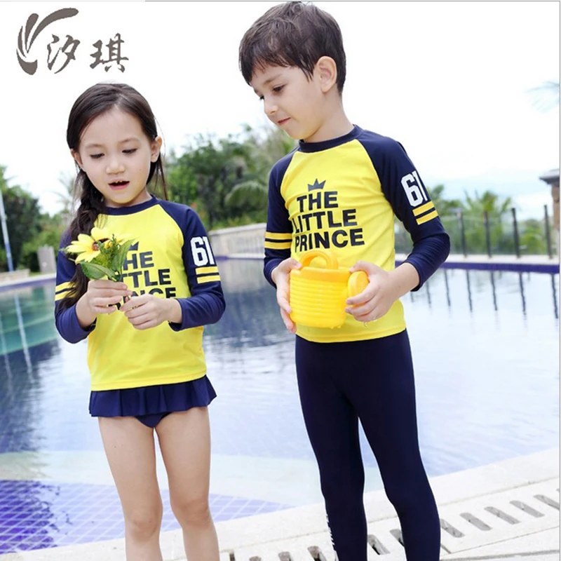 xiqi swimsuit boy girls long sleeve bathing suit 2019 girl swimsuit