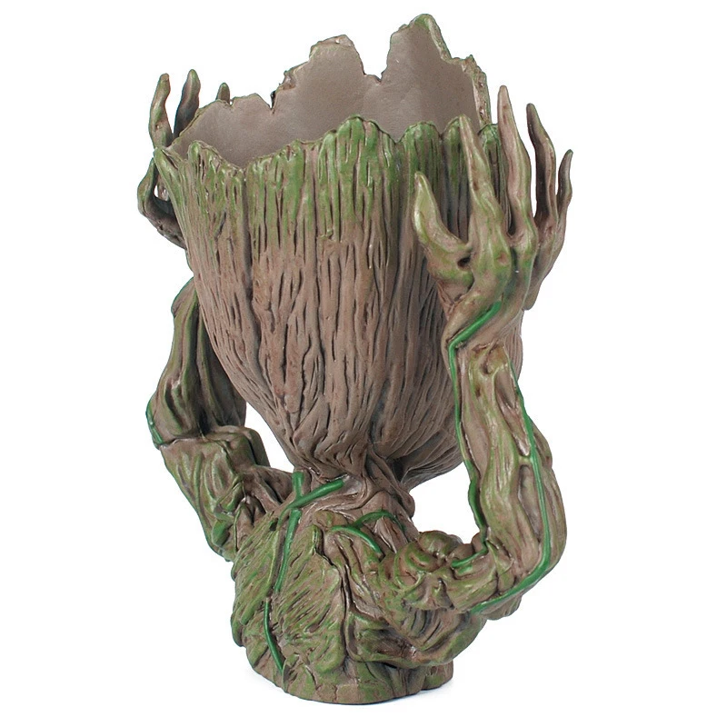 JAROWN Artificial Tree Man Grout Flower Pot Pen Holder Action Figures Cute Model Toy For Gifts Home Garden Office Decoration (9)