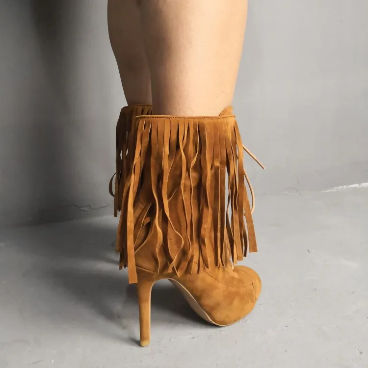 5 Toe Zapatos Moda Tamaño Yifsion Camel Verano D1144 Nuevo Mujeres Tacones Botas Nosotros 15 Tobillo Las Stiletto Peep Camello Altos De OOzwTxPa