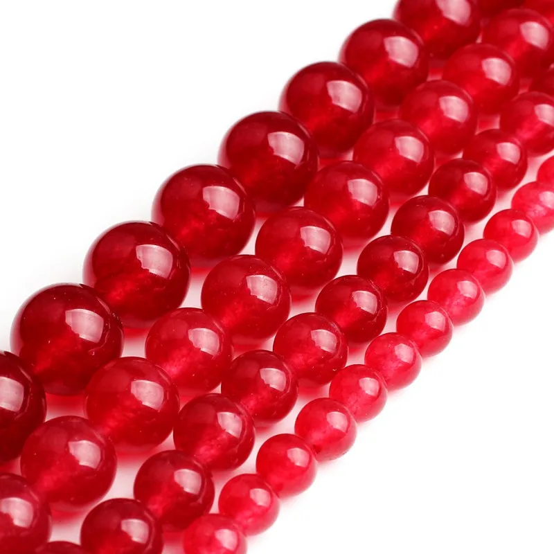 Натуральный A+ темно-красный Халцедон Круглые свободные бусины для изготовления ювелирных изделий 6 8 10 12 мм Diy браслет ожерелье ювелирные изделия 15 дюймов