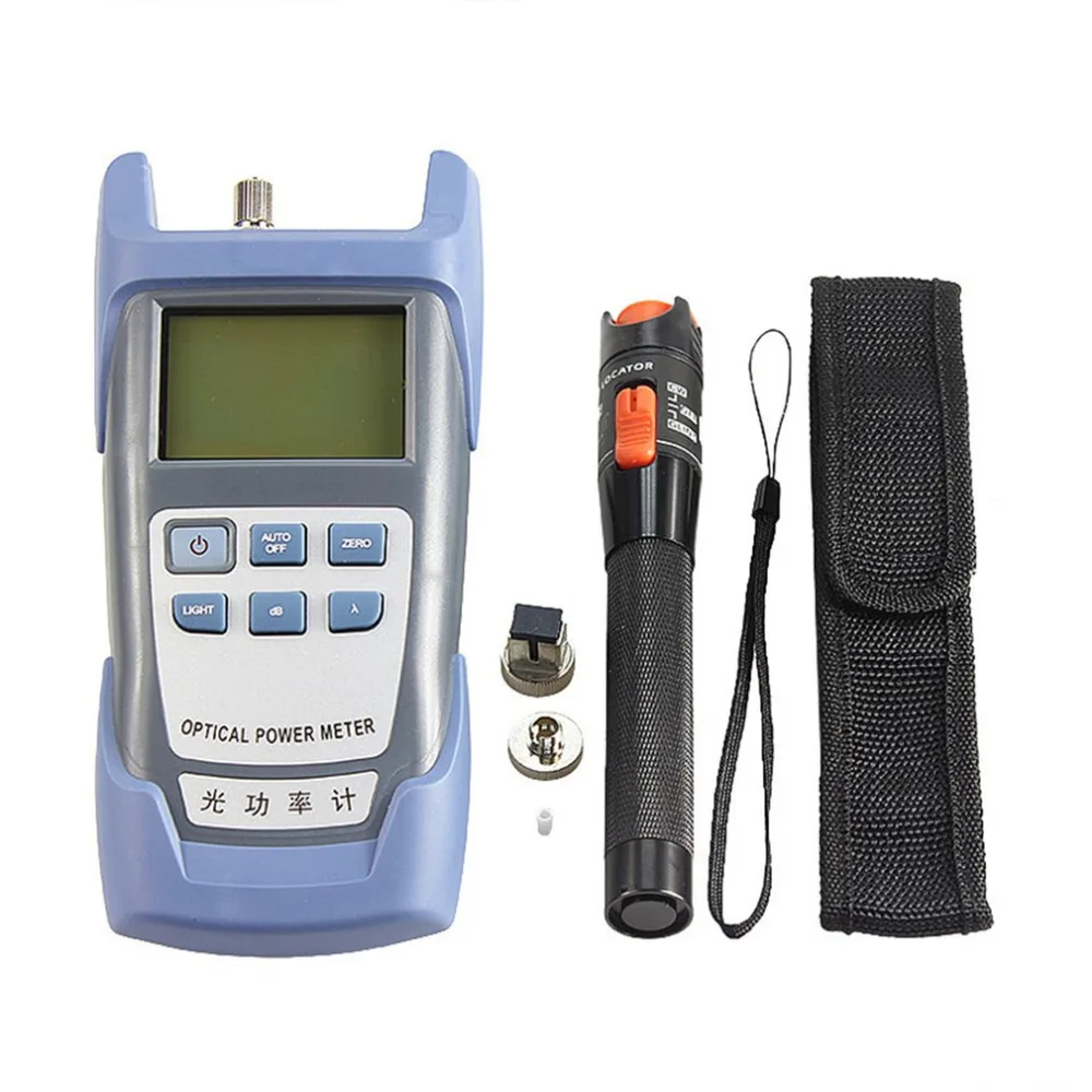 

New Fiber Optic FTTH Tool Kit with SKL-8A Fiber Cleaver and Optical Power Meter 10Mw Visual Fault Locator Wire stripper Sale