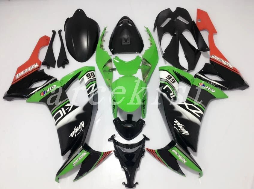 4 подарки ABS мотоцикл обтекатели комплект подходит для kawasaki Ninja ZX-10R ZX10R 2008 2009 2010 10R 08 09 10 Кузов Набор крутой стиль