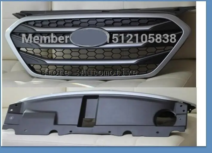 Для hyundai ix35, 2010-2013, современный ABS хром вокруг массива перед украшением соревновательной матрицы барбекю