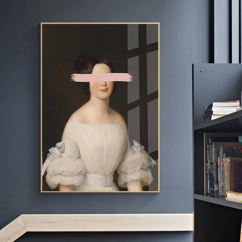 Ретро скульптура женщины Искусство Ренессанса плакат абстрактный холст настенная печать живопись современный стиль Картина Современный декор комнаты