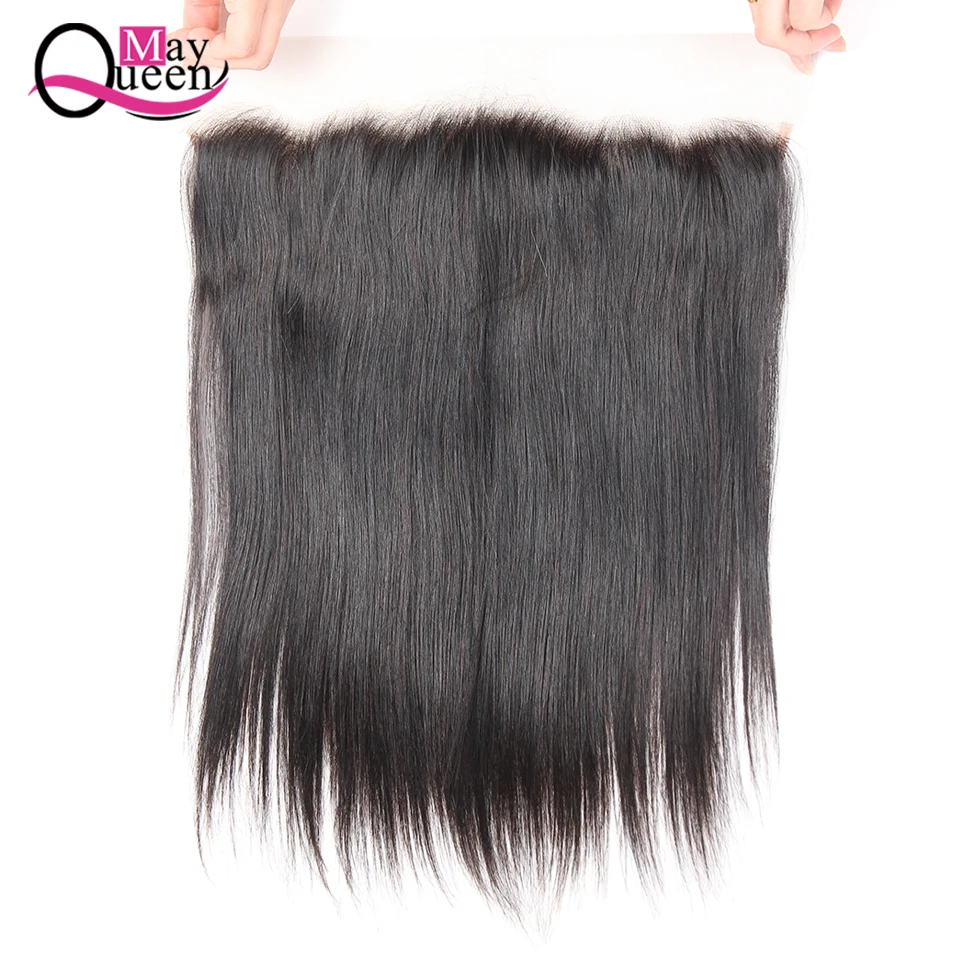 Может queen hair 13x4 прямые синтетические волосы на фронтальной уха до уха часть фронтальной застежка с волосами младенца Реми человеческие волосы