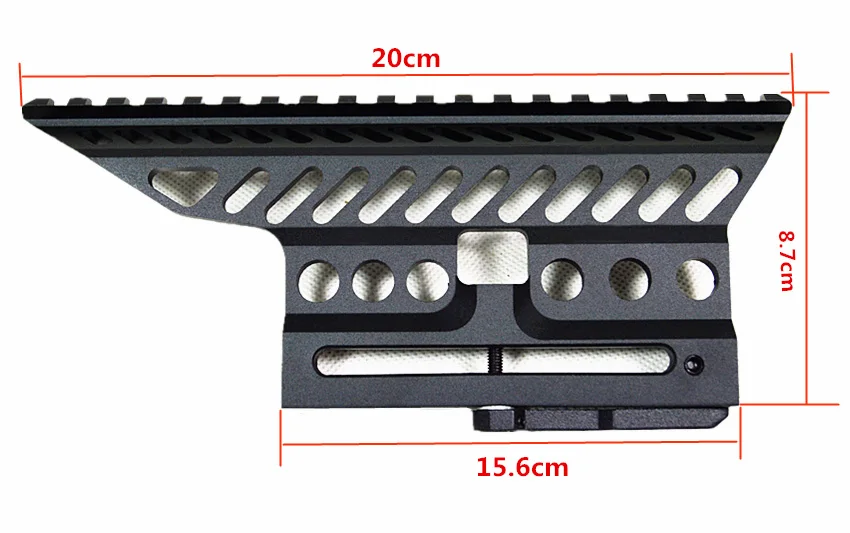 FIRECULB русская АК AK47 74 47 с ЧПУ алюминиевая 20 мм M47 qd боковая рейка красная точка