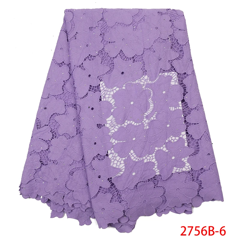 

African French Lace Fabric High Quality Tulle Net Lace Fabric 5 Yards Embroidery Nigerian Lace Fabric For Women QF2756B-6