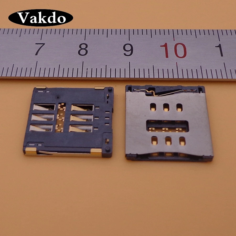 10pcs/lot Micro SIM Card Reader Slot Socket connector Holder tray Replacement repair parts for iPhone 5S 5C 5 5g | Мобильные