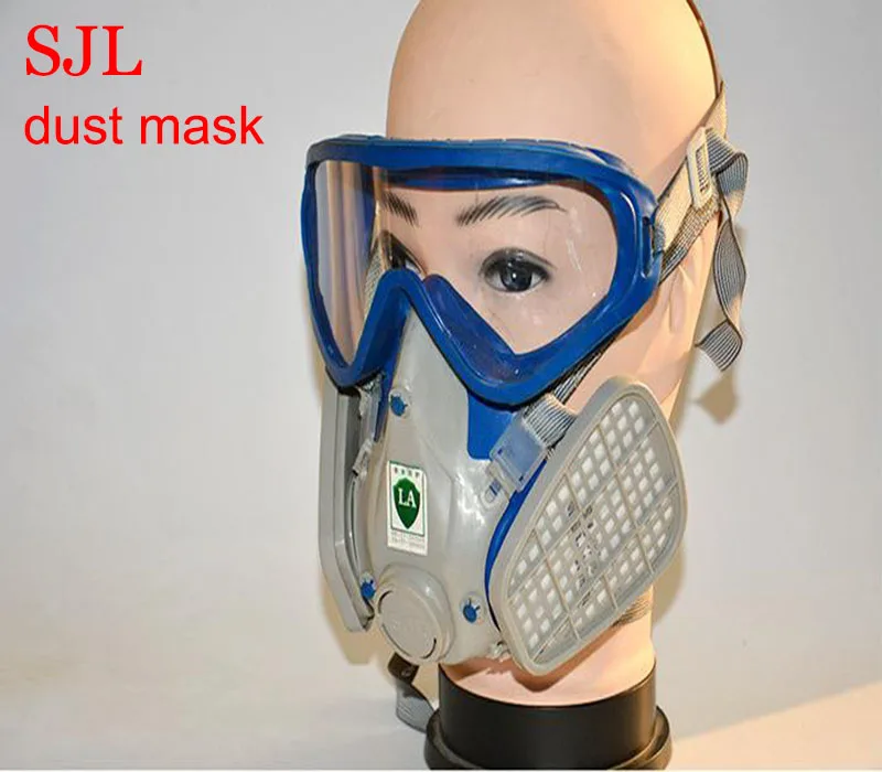 Goedkoop SJL YF2 gasmasker stofmasker hoge kwaliteit ademhalingsmaskers PC lens tegen stof deeltjes PM2.5 ademhaling masker