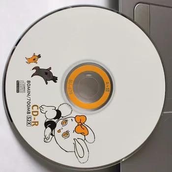 

Wholesale 50 Discs A+ 52x 700 MB Blank White Rabbit Printed CD-R