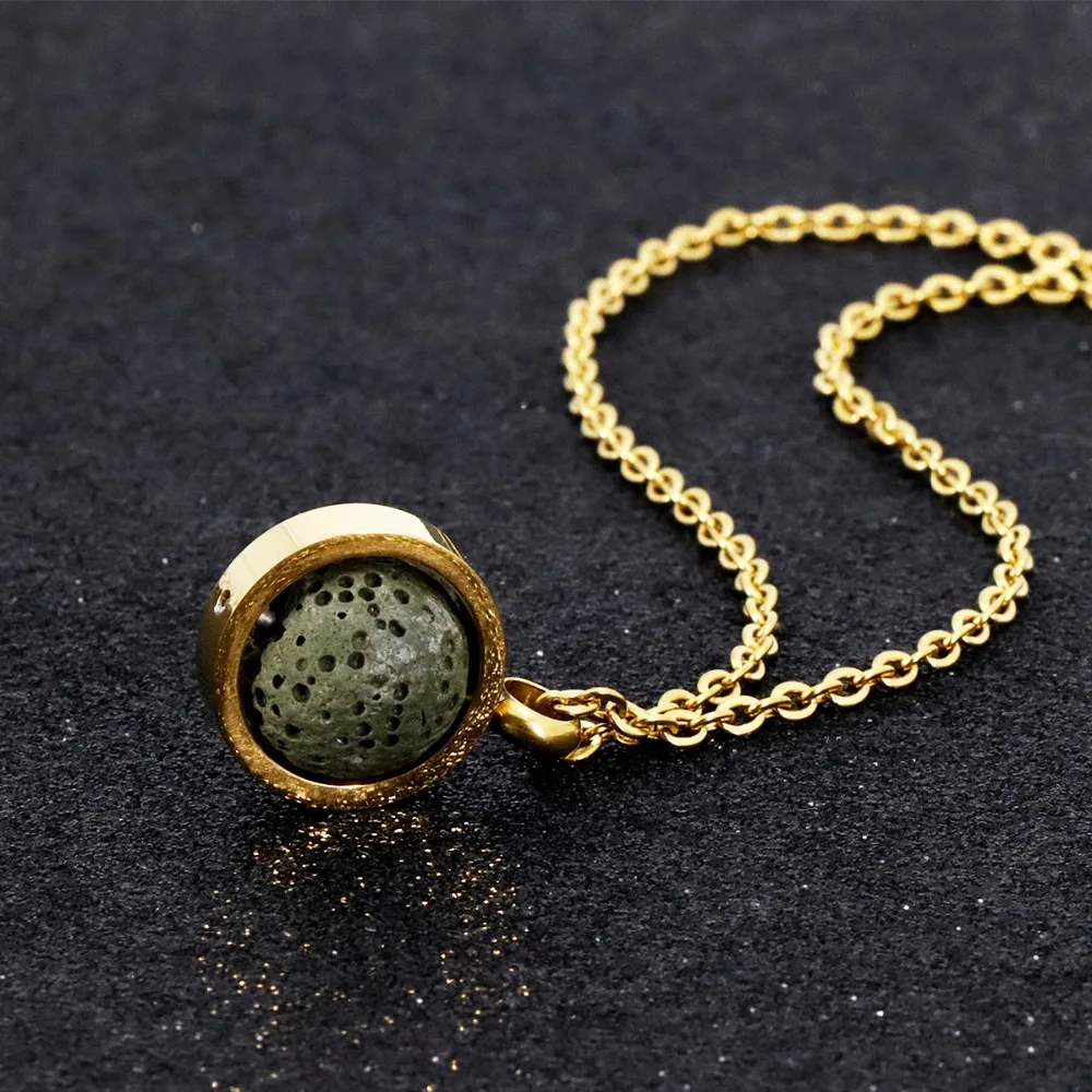 AS-Lava stainless steel necklace (79)
