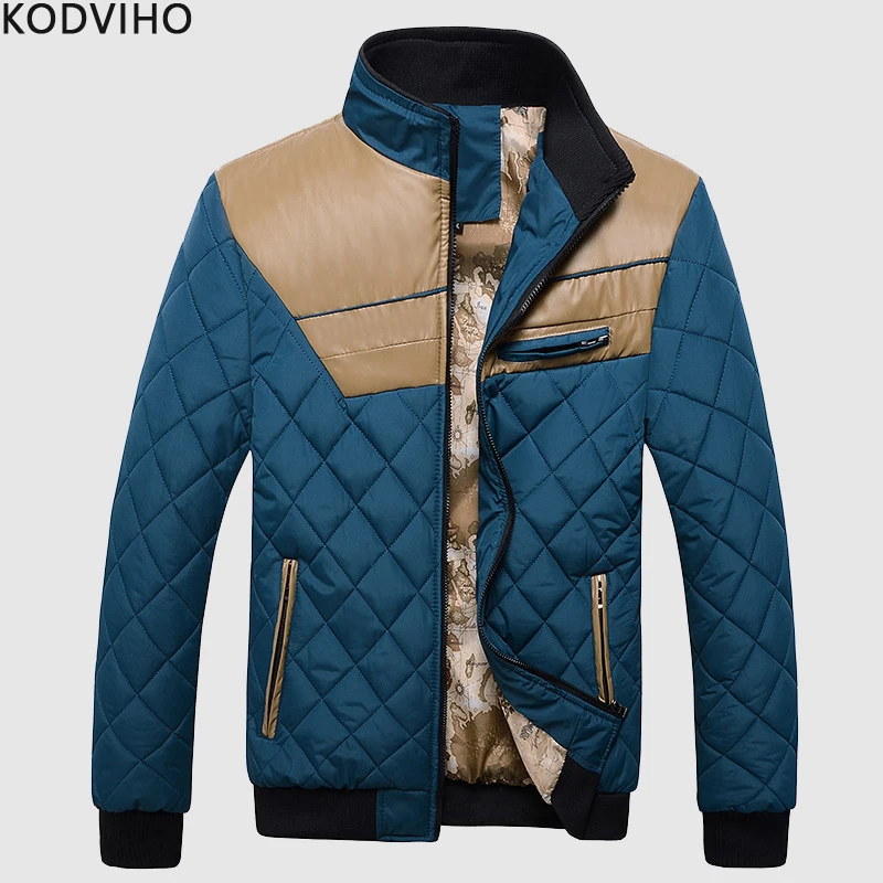 

Parka Men Winter Jacket Mens Puffy Coat Man Cotton Padded Jacket Quilted Puffer Warm Jackets Male Slim Baseball Kurtka Zimowa XL