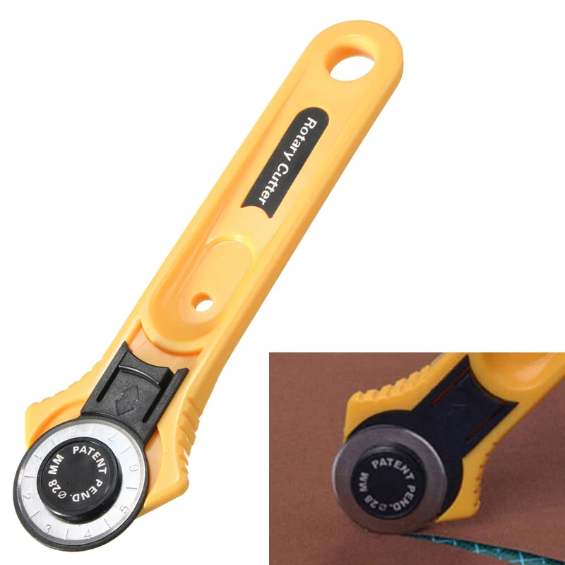 New Arrival 28mm Rotary Cutter Premium Quilters Sewing Fabric Craft