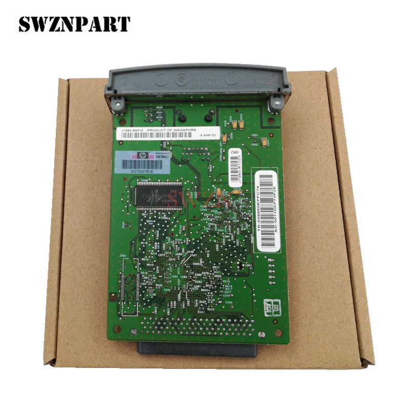 Placa de Rede para hp Servidor de Impressão Ethernet Jetdirect Interno J7960g 4250 4200 4350 4300 4515 4345 5525 4555 4025 625n J7960a 5 card printing