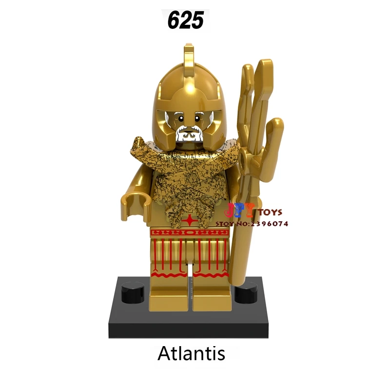 Single star wars super heroes dc comics Atlantis soldiers building blocks models bricks toys for children
