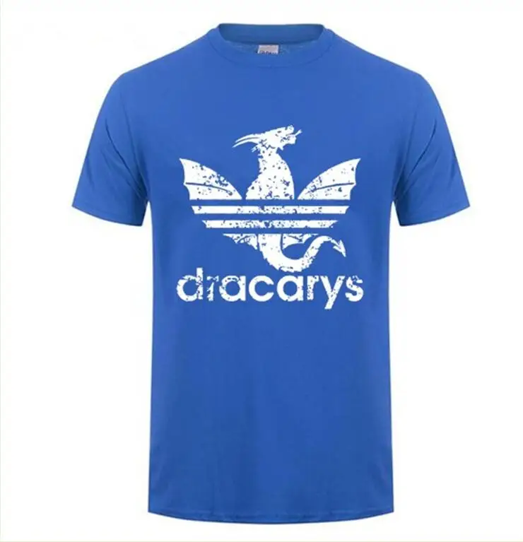 

Solid white Men T Shirts Game of Thrones Daenerys custom T-Shirt Mother of Dragon Khaleesi Harajuku Vintage camisetas hombre