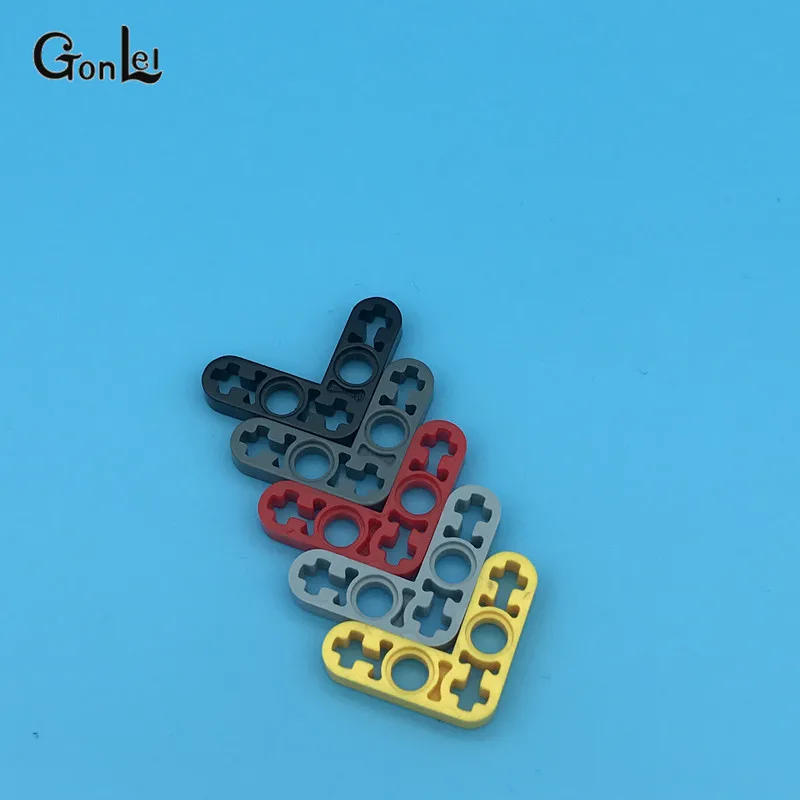 

20Pcs/lot Technic Beam 3 x 3 L-Shape Thin Parts right angle connector DIY block brick set Compatible with 32056 Particles bulk