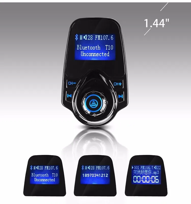 YUANMINGSHI Bluetooth Handsfree автомобильный fm-передатчик MP3 музыкальный плеер USB автомобильный комплект зарядное устройство для смартфонов