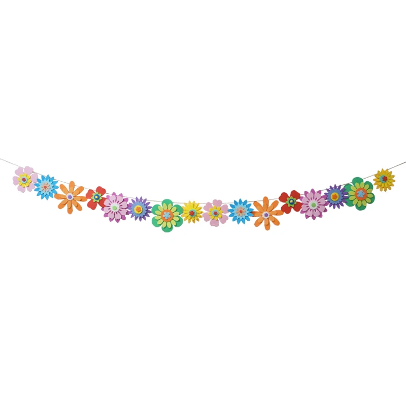 

Colorful EVA Flowers Banner Grand Event Birthday Grand Event Deco Anniversaire Party Decorations