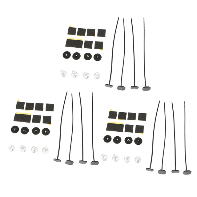 Electric Fan Tie Straps With Clips Radiator Mount Kit Bracket 888-1