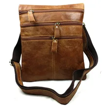 Натуральная кожа мужчины сумка повседневная сумка первый слой из воловьей кожи мужская мода сумка почтальона сумочки