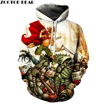 

Boys Movie style Men Hoody 3D Print Grotto Game Spring Pullover Sweatshirts Sleeves Casual Tracksuits Drop Ship Tops ZOOTOP BEAR