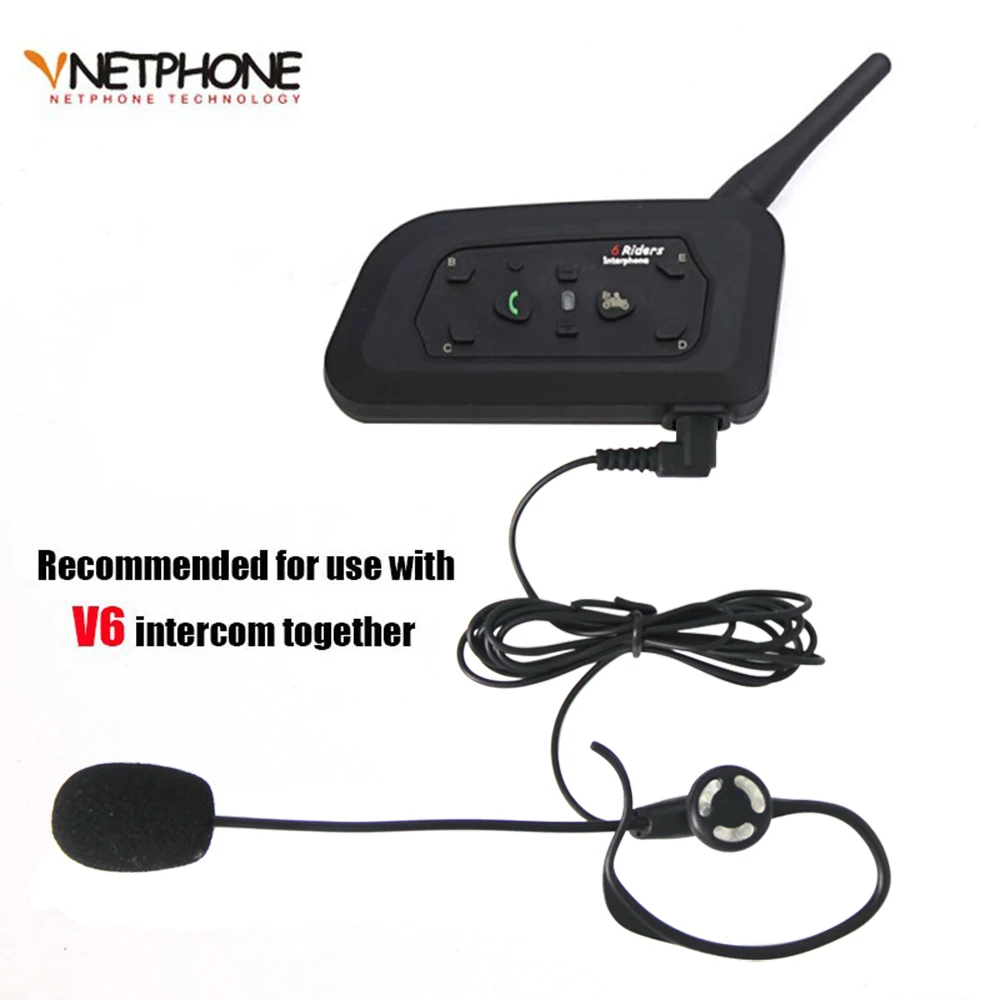 

Cascos Football Referee Headset Intercom Kit V6 Arbitration Monaural Earhook Earphone with 1200m Bluetooth Motorcycle Interphone