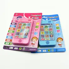 Дети Русский Детские Язык ABC Алфавит музыка математика, рано Обучение и образование машины мобильный телефон игрушка Дети Русс