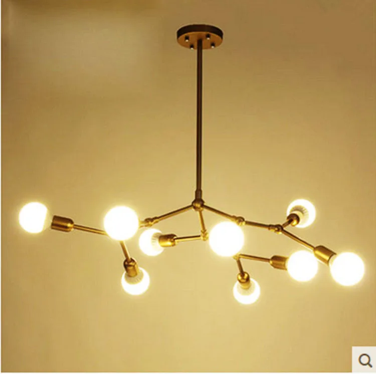

Magic beans pendant light spider shape light fashion mode DNA molecule pendant lamp Nordic Creative Loft pendant light for r