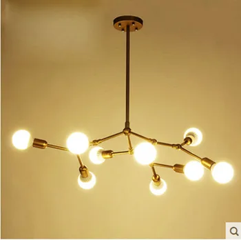 

Magic beans pendant light spider shape light fashion mode DNA molecule pendant lamp Nordic Creative Loft pendant light for r