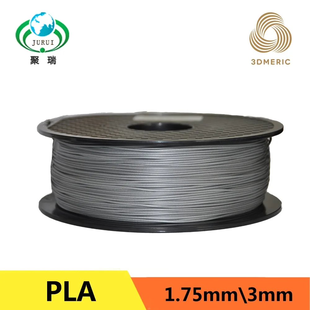 

Silver color pla filament 3d pen 1.75mm 3d plastic filament 1kg filamento pla 3d printer filament