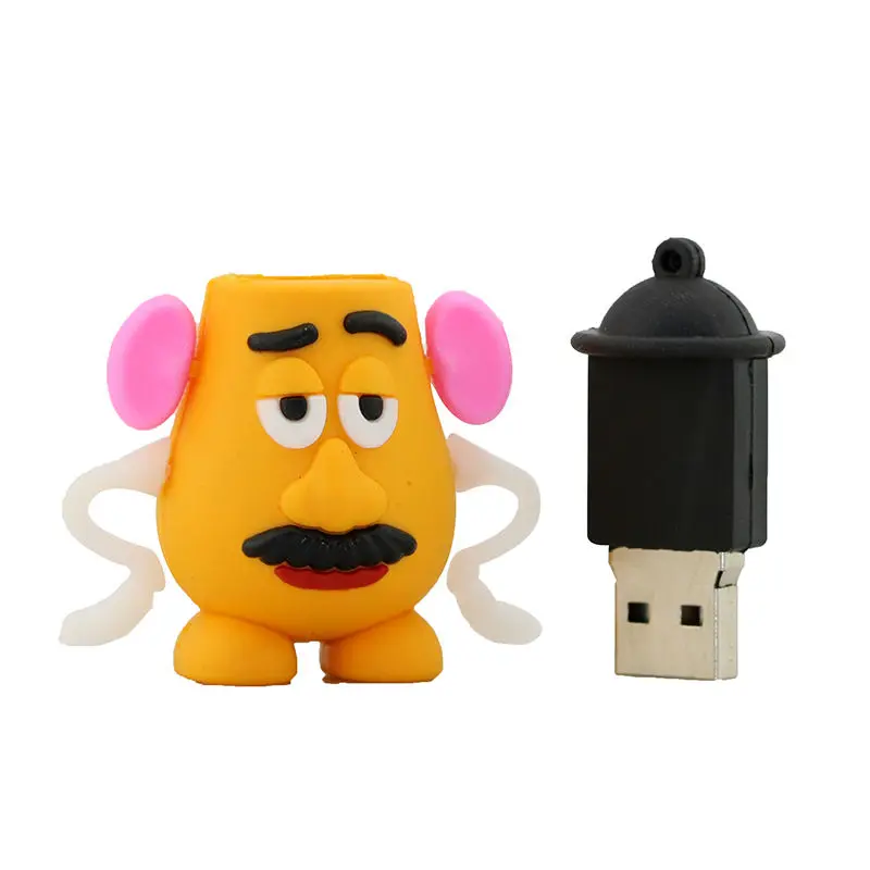 USB флэш-накопитель 128 ГБ История игрушек мультфильма Базз Лайтер Флешка 64 ГБ 32 ГБ 16 ГБ 8 ГБ 4 ГБ карта памяти, Флеш накопитель мини-диск подарки