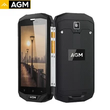 AGM A8 ЕС смартфон 64 г + 4 г IP68 Водонепроницаемый qualcommn MSM8916 4 ядра гориллы Стекло Android 7.0 5.0 дюймов Мобильные телефоны 4050 мАч