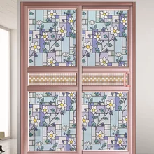 Стеклянная наклейка для спальни тонированные 3D оконные пленки без клея статические декоративные приватность для стекла самоклеющиеся Теплоконтроль винил