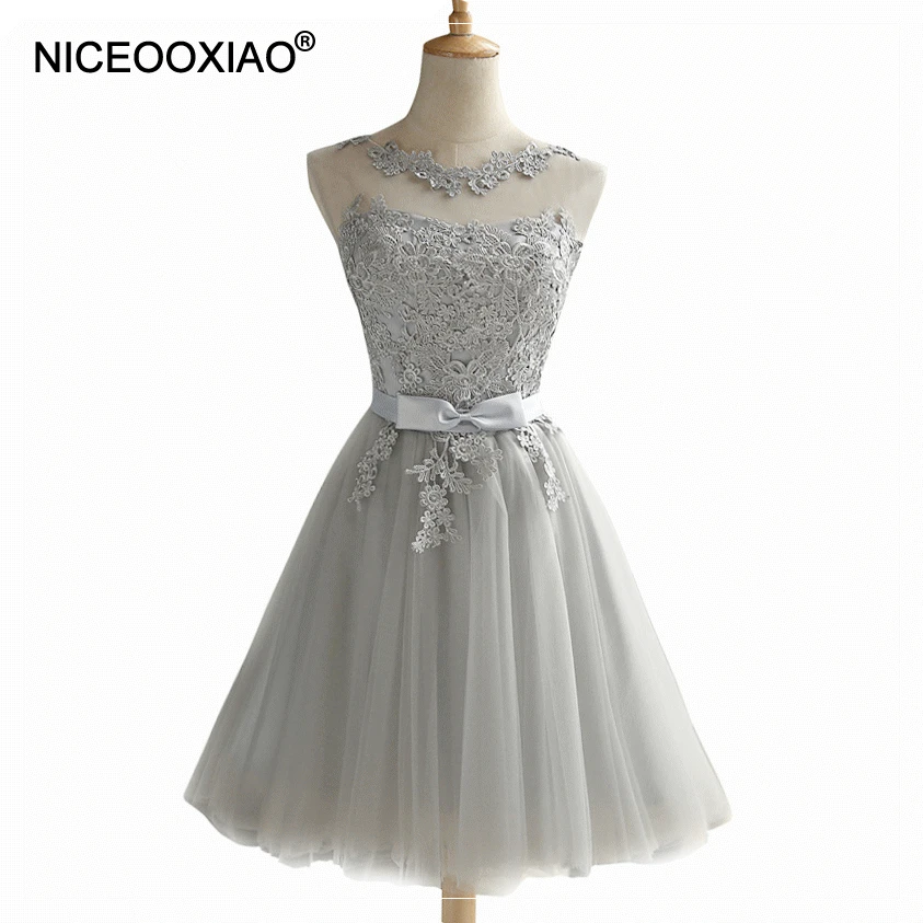 

NICEOOXIAO Short Prom Dresses Sexy Backless Lace Up Prom Gown Formal Dress Women Occasion Party Dresses Robe De Soiree 41201