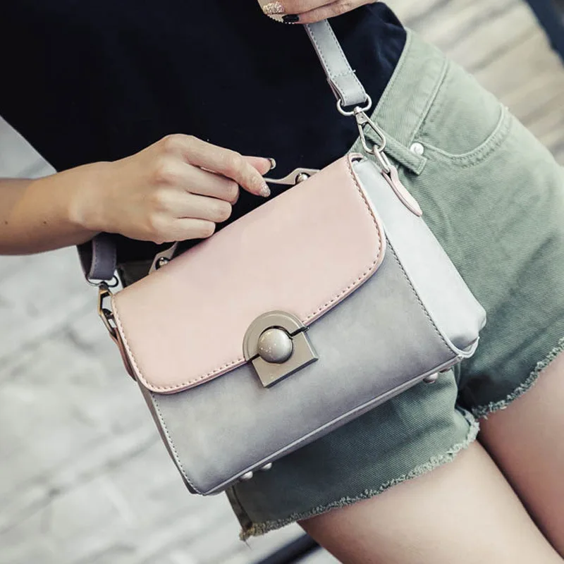 

Women Bag Summer New Hit Color Small Square Package Korean Version Fashion Buckle Handbags Trendy Wild Shoulder Bags