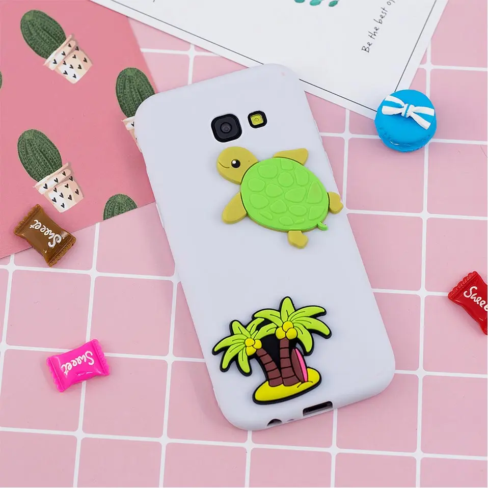 Silicone phone For Samsung A8 A6 Drop-proof Back Covers Funda A3 A5 A7 2017 Phone Case Plus |