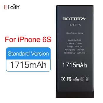 

10 PCS/LOT E-Faith Long lasting Lithium For Apple iPhone 6S 6SP or 6G 6Plus Battery 6s Batteries Li-ion Battery Fast Ship