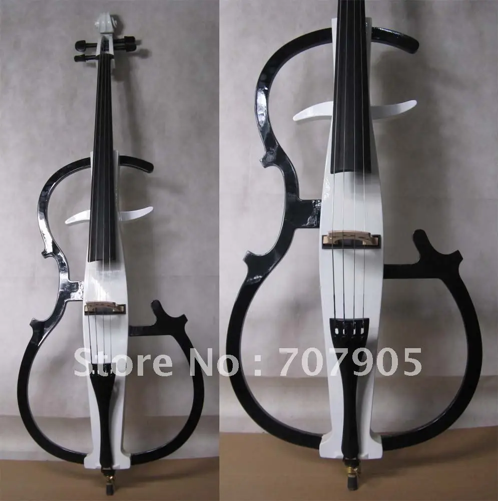 

4/4 New Electric cello White Blue Black Yellow solid wood