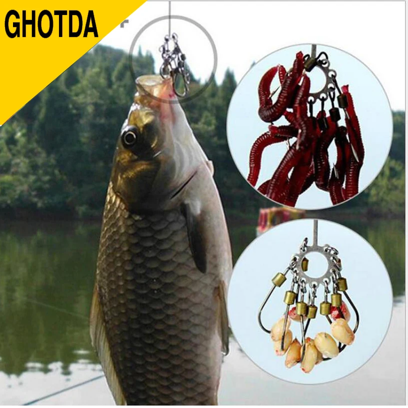 

1pcs High Carbon Steel Sharp Explosion Hook Fishing Tackle Jig Carp Fishing