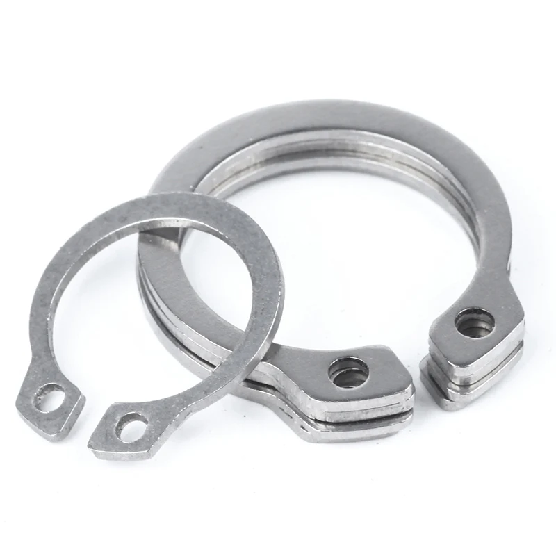 

2/10Pcs Circlips For Shaft Type C Shaft Retaining Ring Circlip Card Outer Snap Ring GB894 304 Stainless Steel Clamp SpringM3-M75